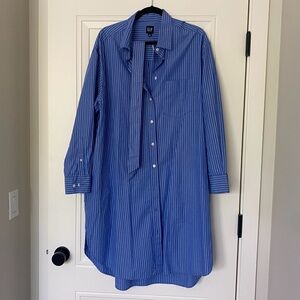 Gap striped shirt dress